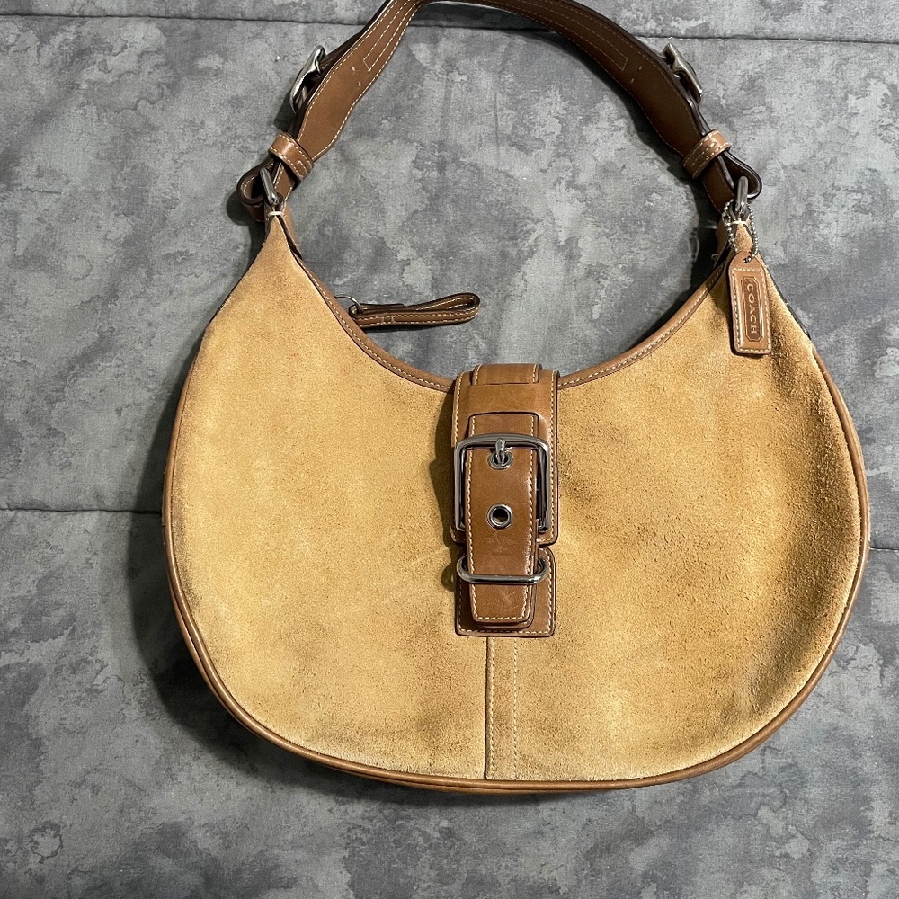 Coach Suede Bag